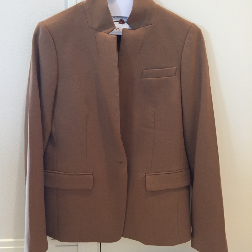 J Crew Regent Wool Camel Blazer Size 8